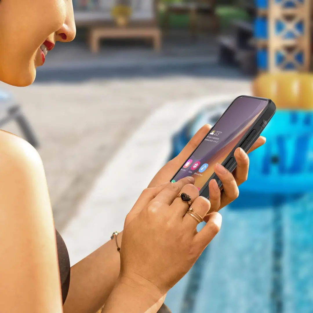 Redpepper Hoesje Samsung Galaxy Note20 Ultra - Zwart - Schokbestendig
