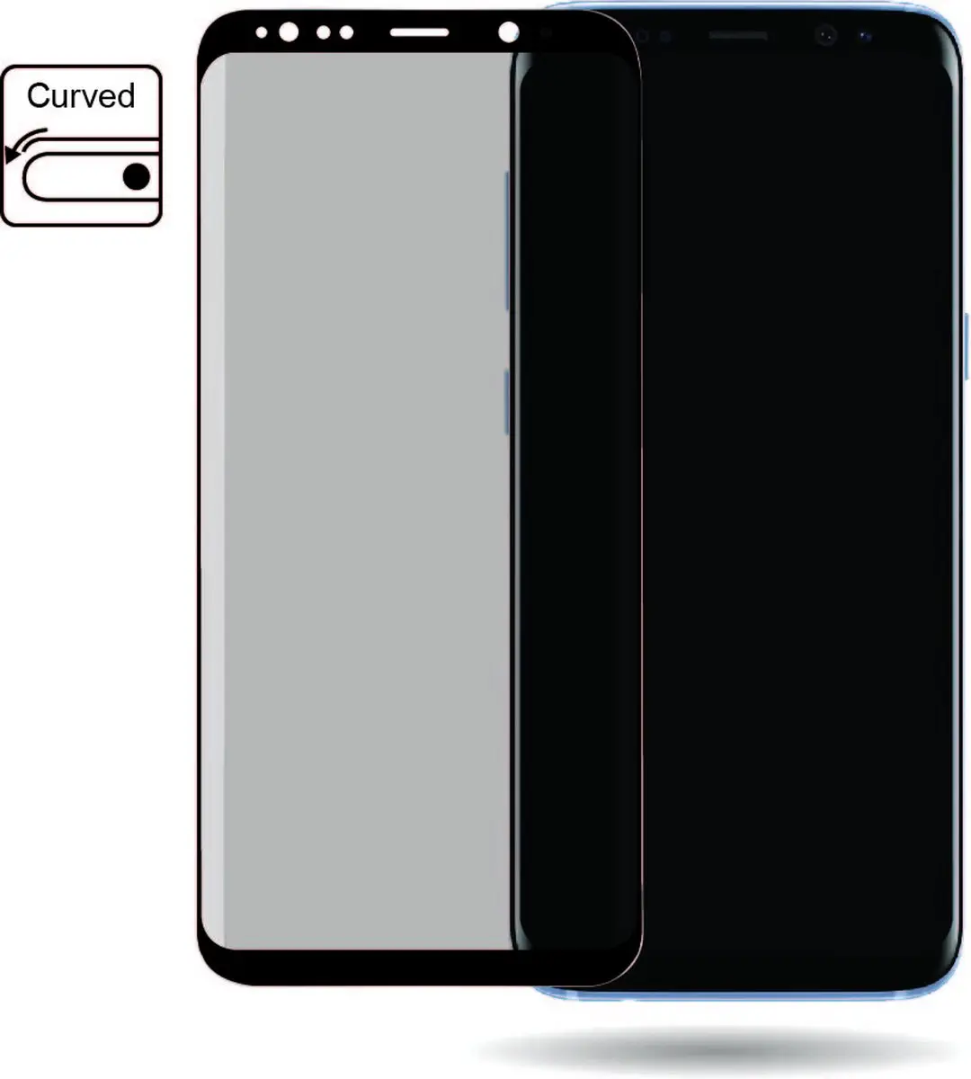 Mobilize Screenprotector Samsung Galaxy S8+ - 1 Stuk