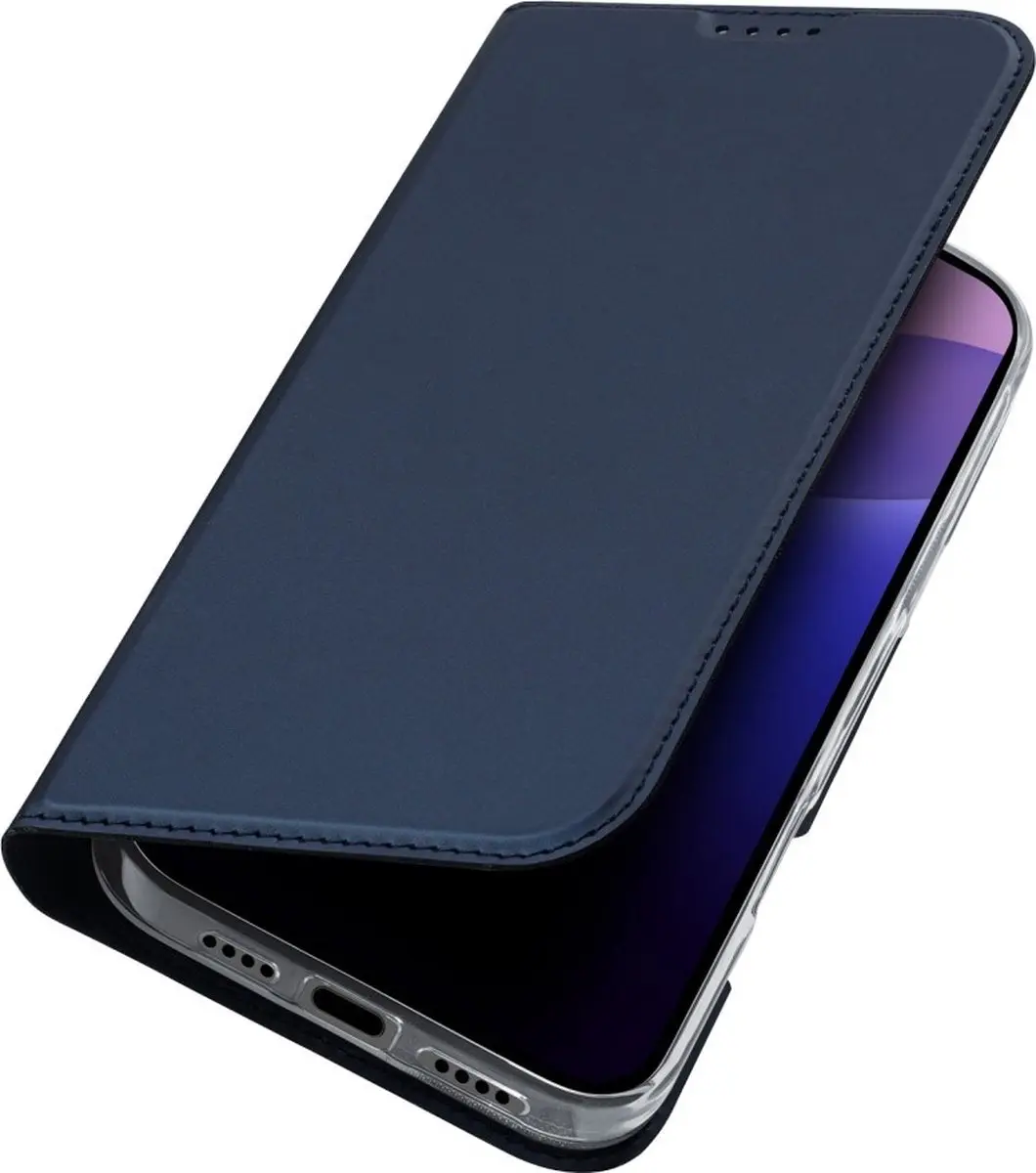 Dux Ducis iPhone 16 Pro Max Hoesje Slim Bookcase - Blauw