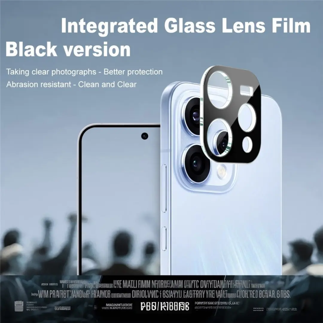 Imak 9H Tempered Glass Camera Lens Protector - OPPO Reno 15 - Zwart
