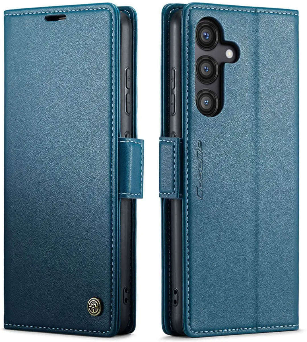Caseme Wallet Case Galaxy S24 FE - RFID Blauw