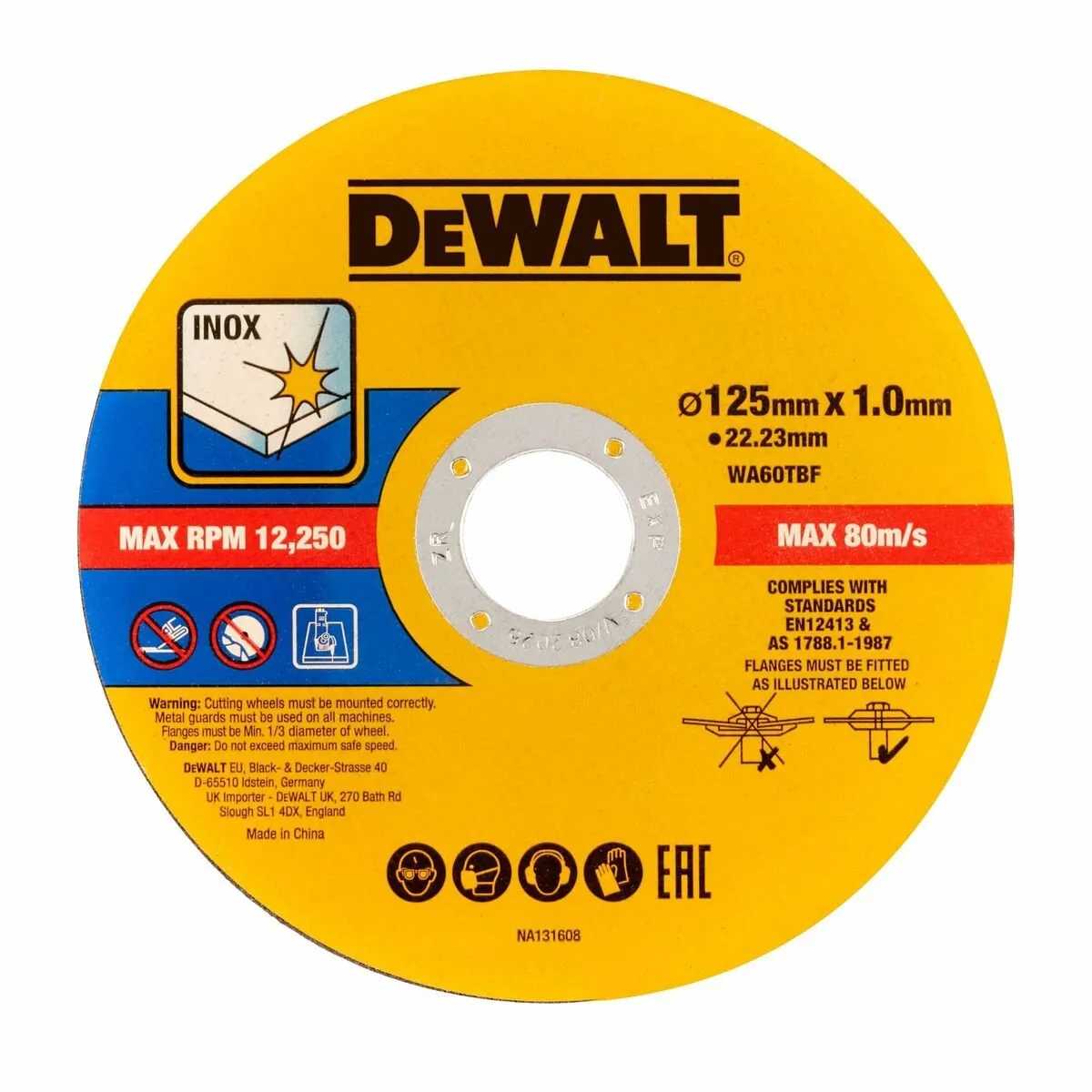 DeWalt DT20598-QZ Slijpschijven 125mm - 50 Stuks