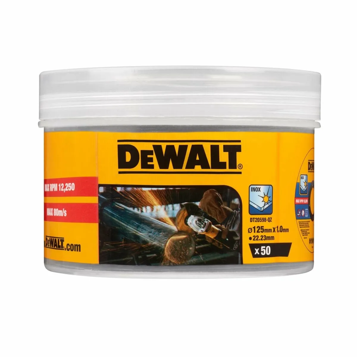 DeWalt DT20598-QZ Slijpschijven 125mm - 50 Stuks