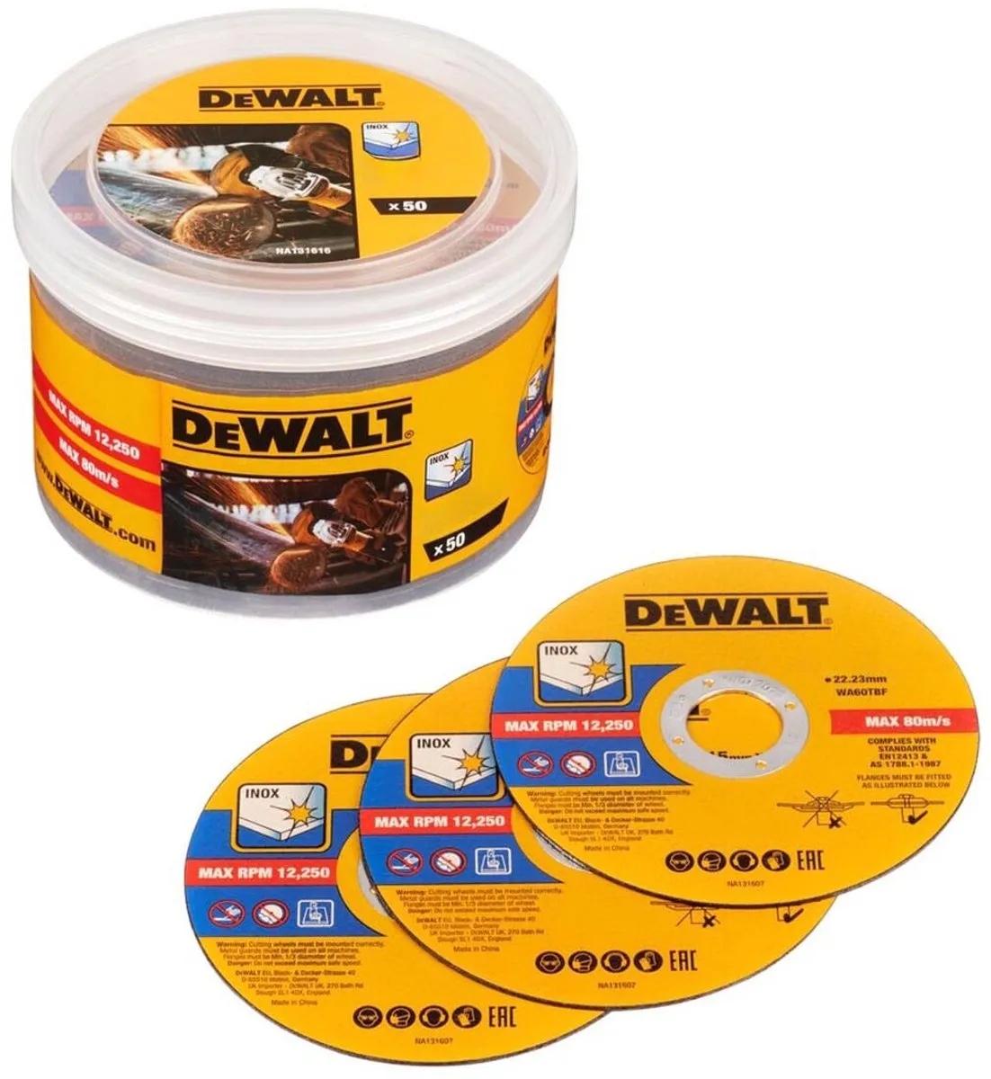 DeWalt DT20598-QZ Slijpschijven 125mm