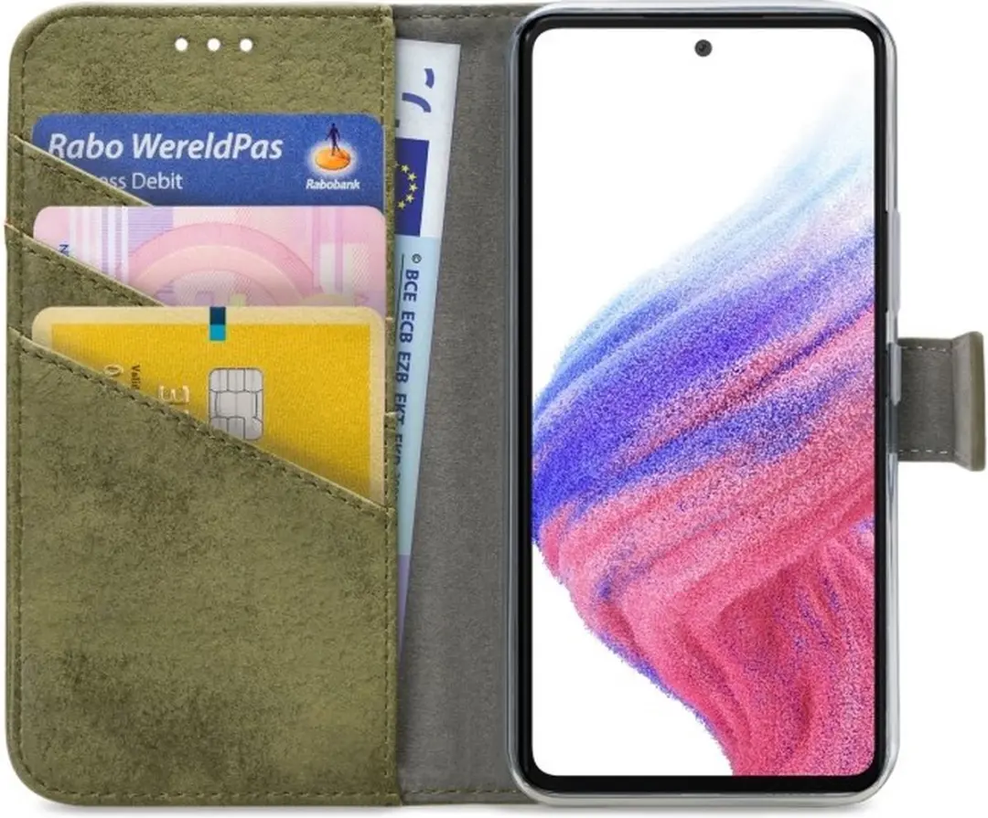 My Style Samsung Galaxy A53 Flex Wallet Hoesje - Groen - afbeelding 6 van 6