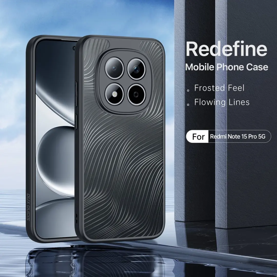 Dux Ducis Aimo Series Hoesje Xiaomi Redmi Note 15 Pro 5G - Zwart