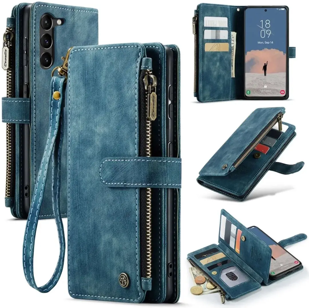 CaseMe C30 Hoesje Samsung Galaxy S23 - Blauw