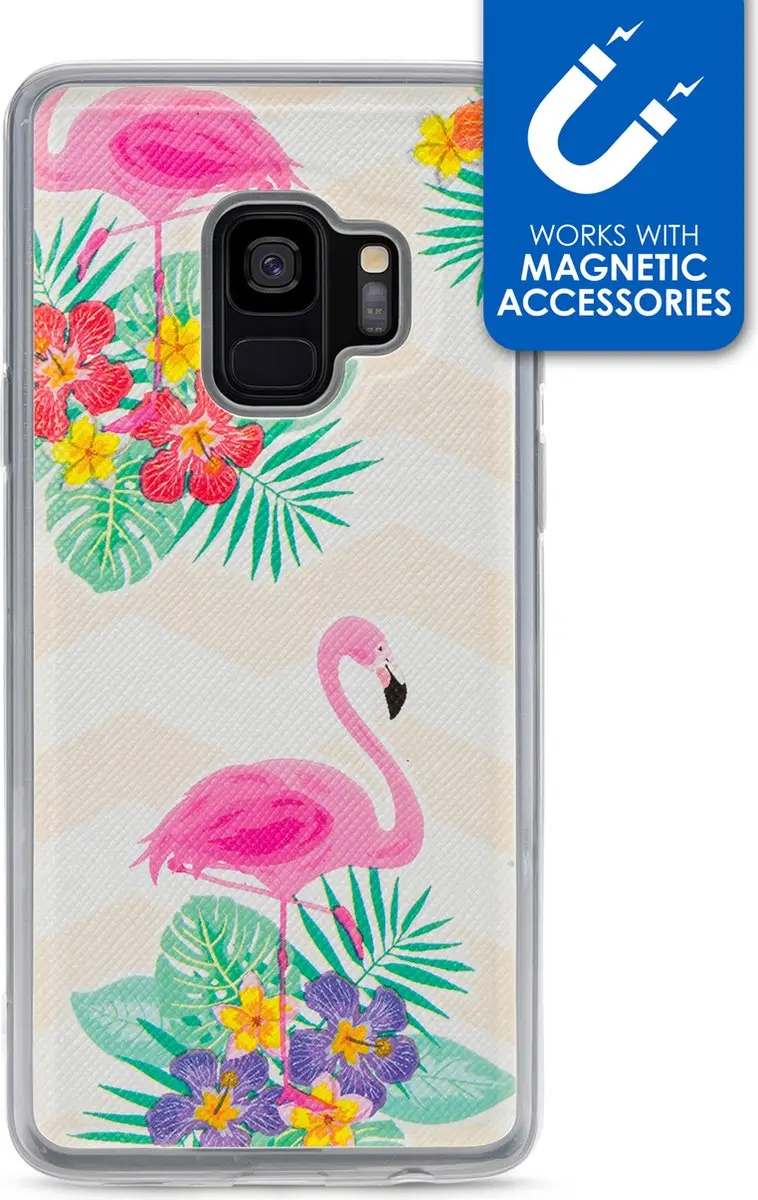 My Style MSMNTCS1027 Telefoonhoesje Samsung Galaxy S9 - Flexibel TPU - Magneta