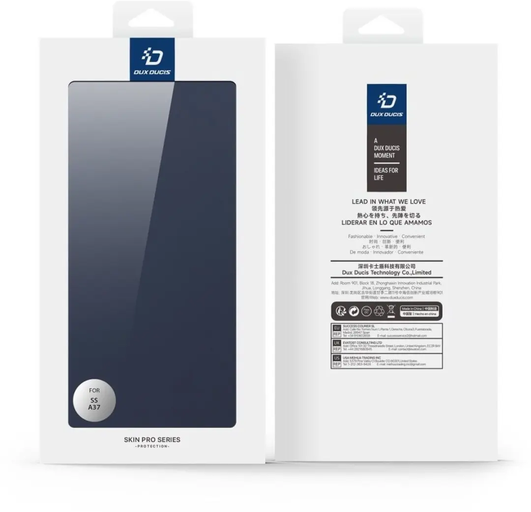 Dux Ducis Skin Pro Hoesje Samsung Galaxy A37 - Blauw