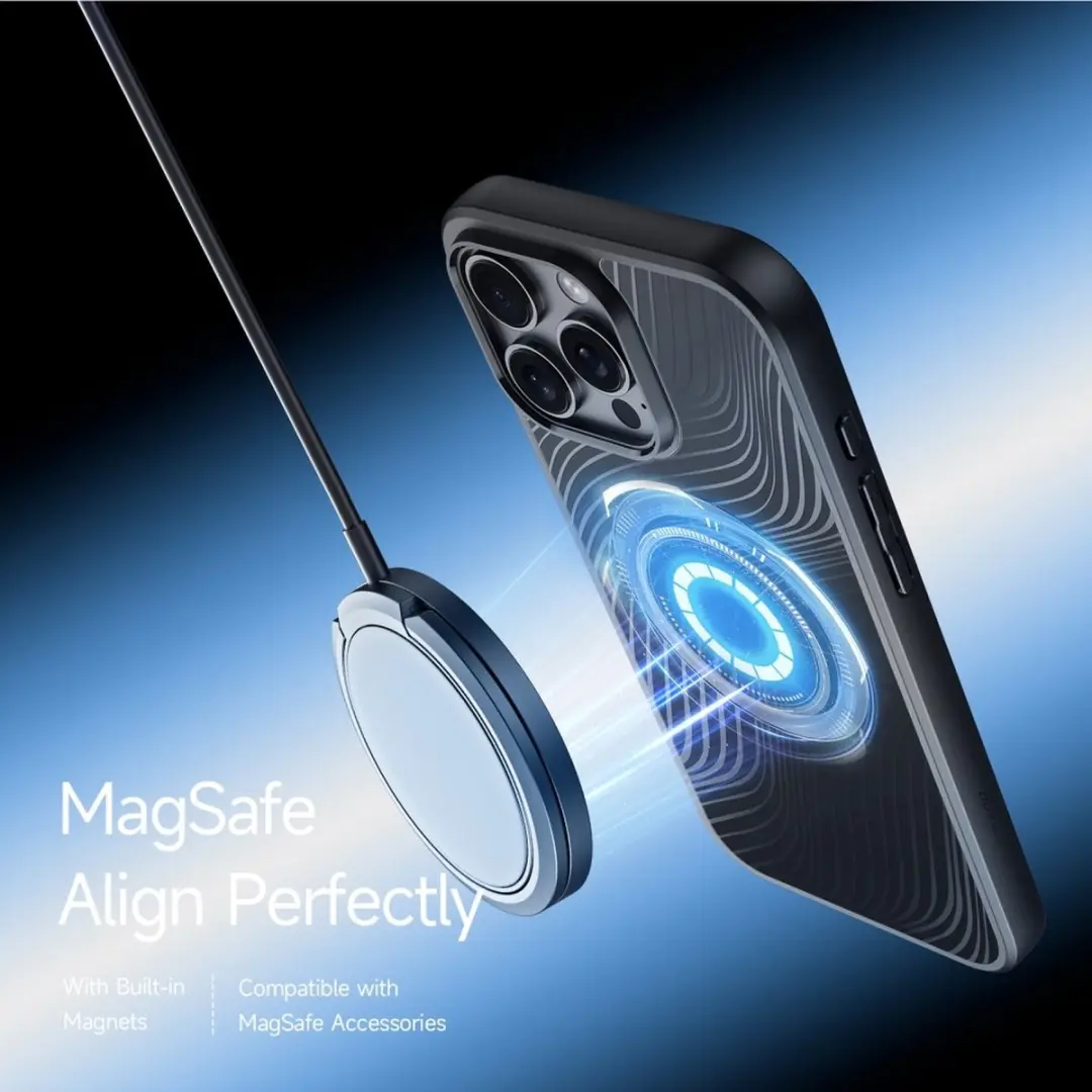 Dux Ducis Aimo Hoesje iPhone 16 Pro Max - Magnetisch - Zwart