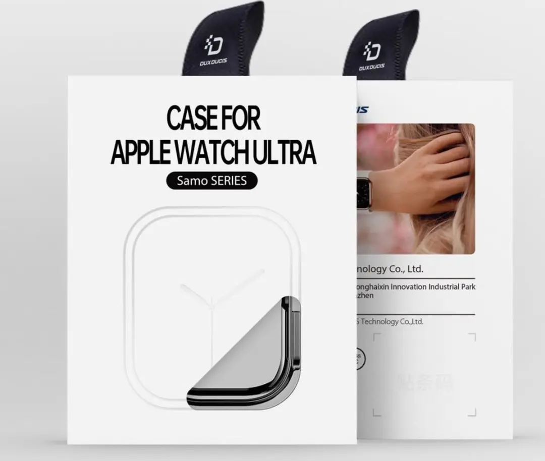 Dux Ducis Apple Watch Ultra Hoesje Full Protect 49mm - Zwart