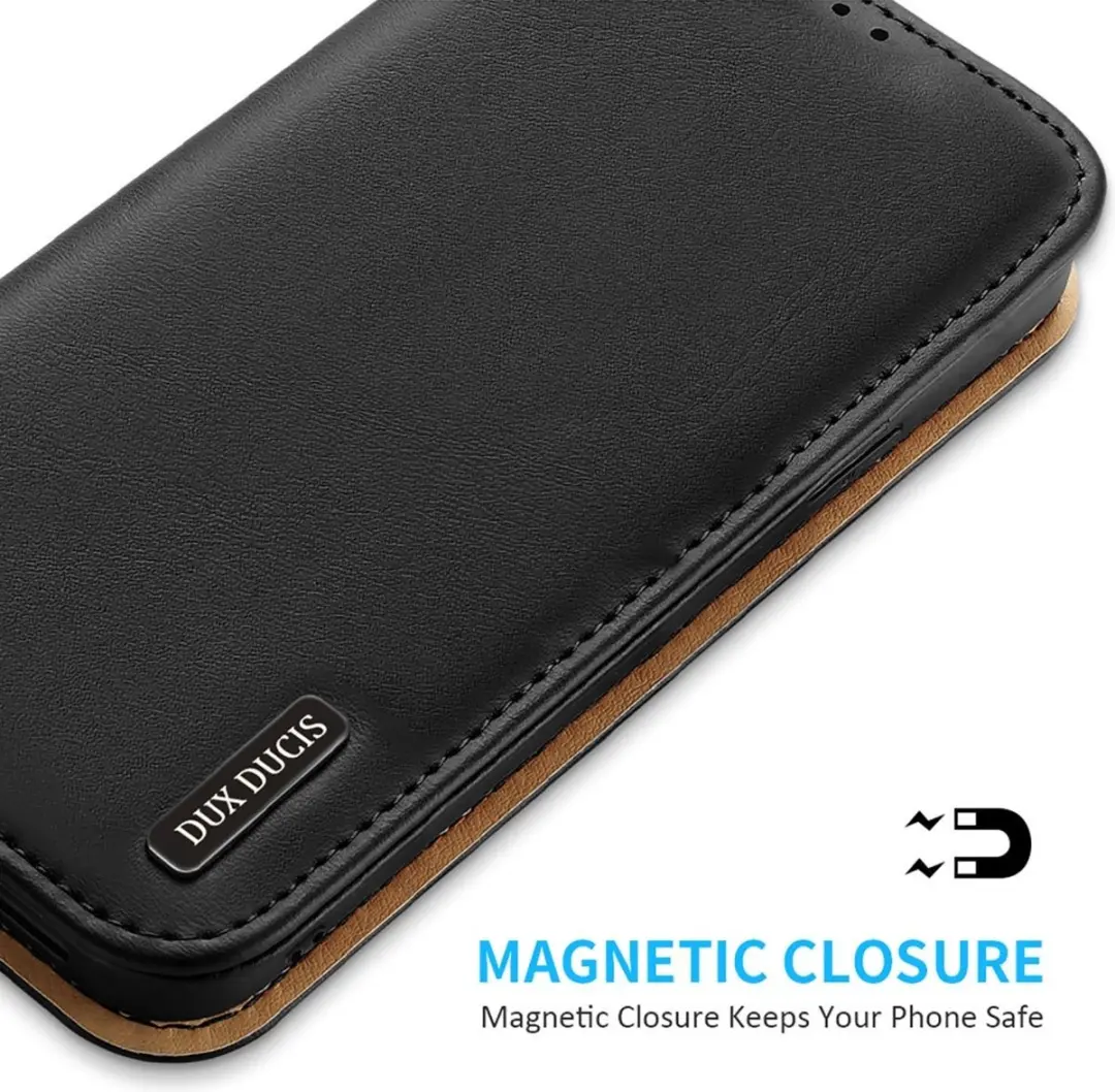 Dux Ducis Hivo Series iPhone 15 Hoesje - 3 Pasjes - Zwart