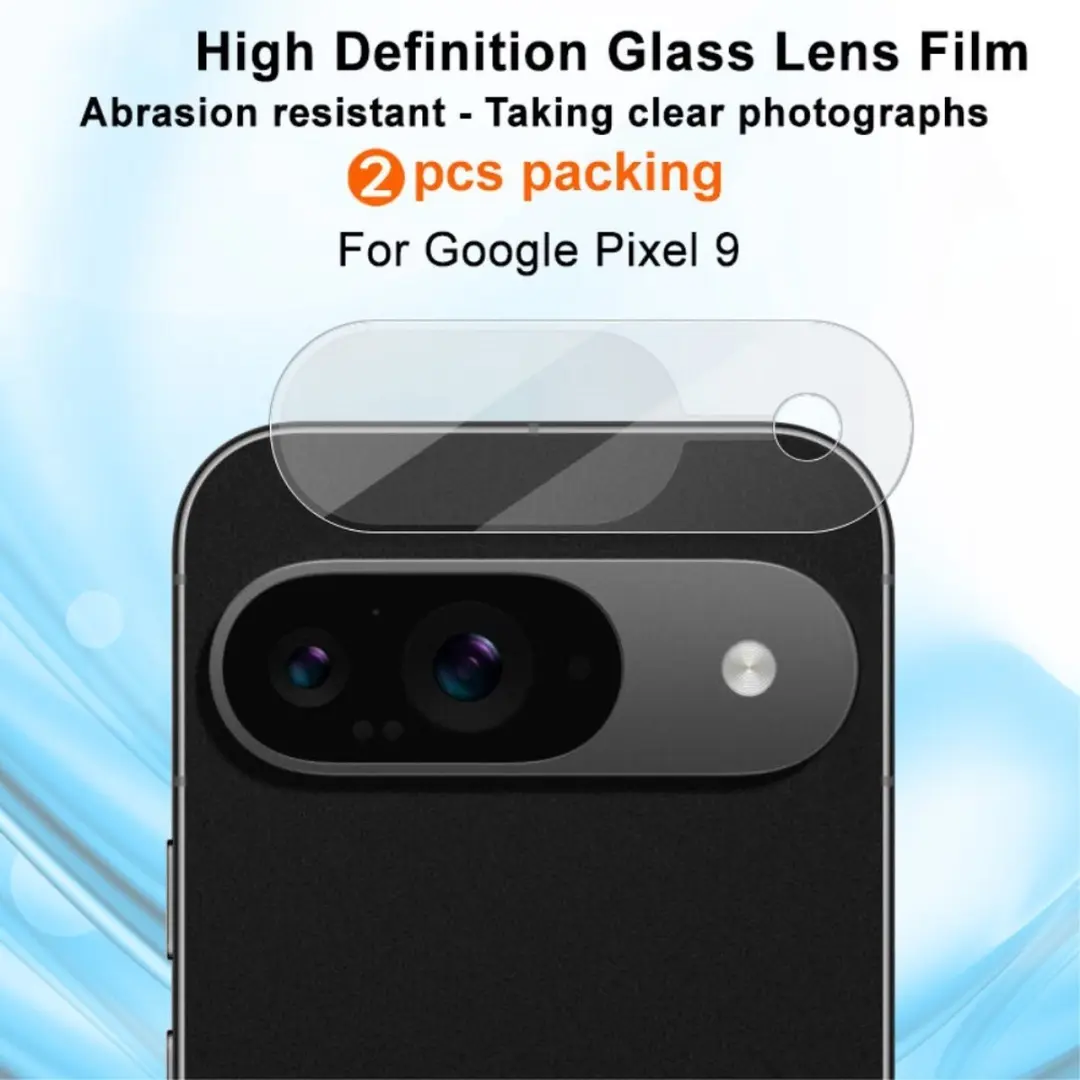 Imak 9H Tempered Glass Camera Lens Protector - Google Pixel 9 - 2 Stuks - afbeelding 6 van 6