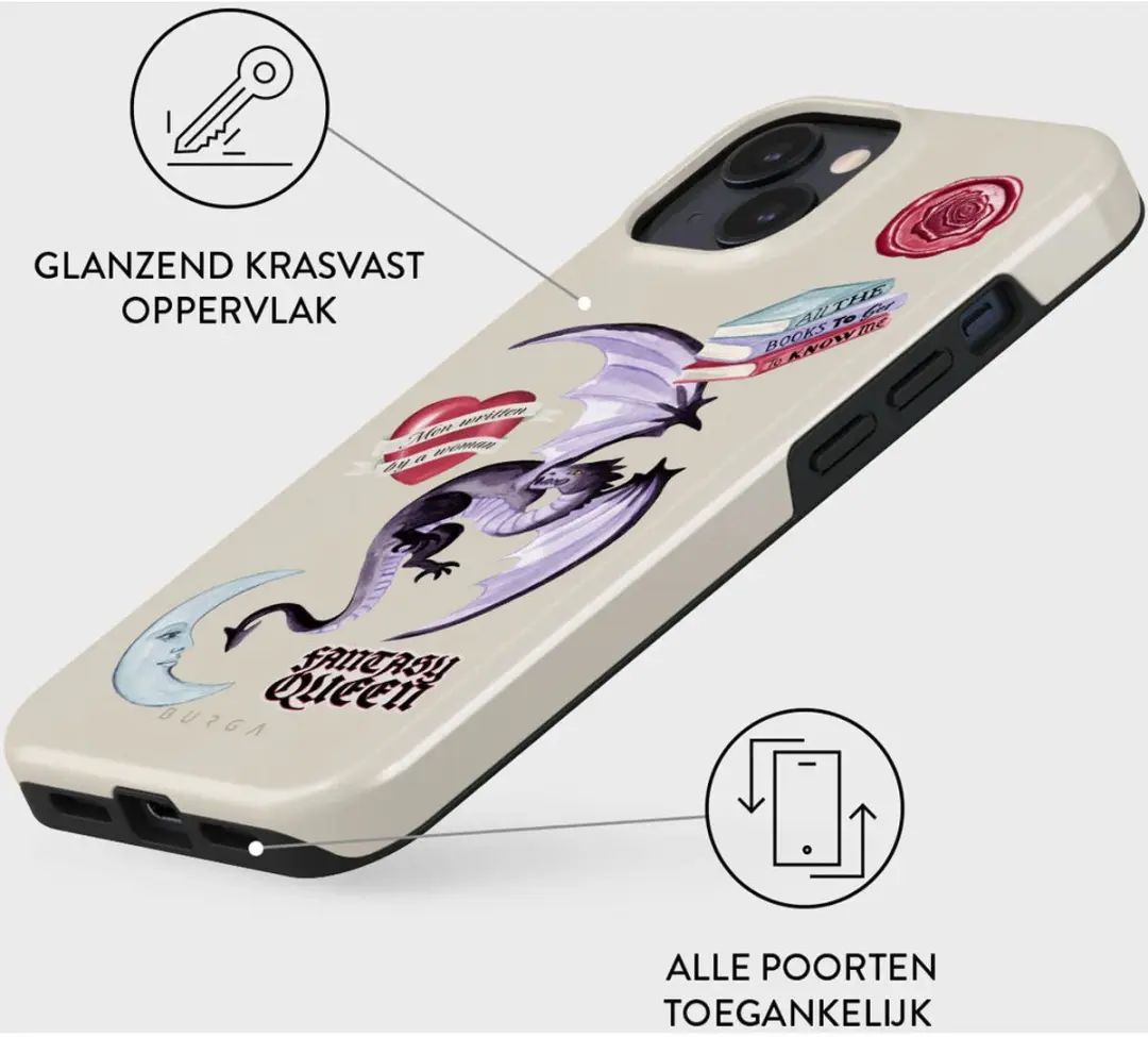 Burga Tough Case iPhone 15 - Plot Twister
