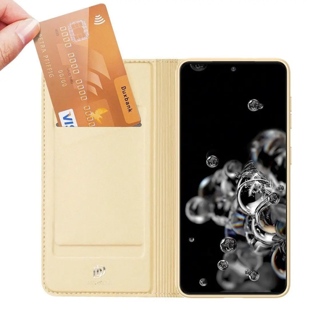 Dux Ducis Skin Pro Series FOLIO-DUX-GD-S21P Hoesje - Samsung Galaxy S21 Plus - Goud