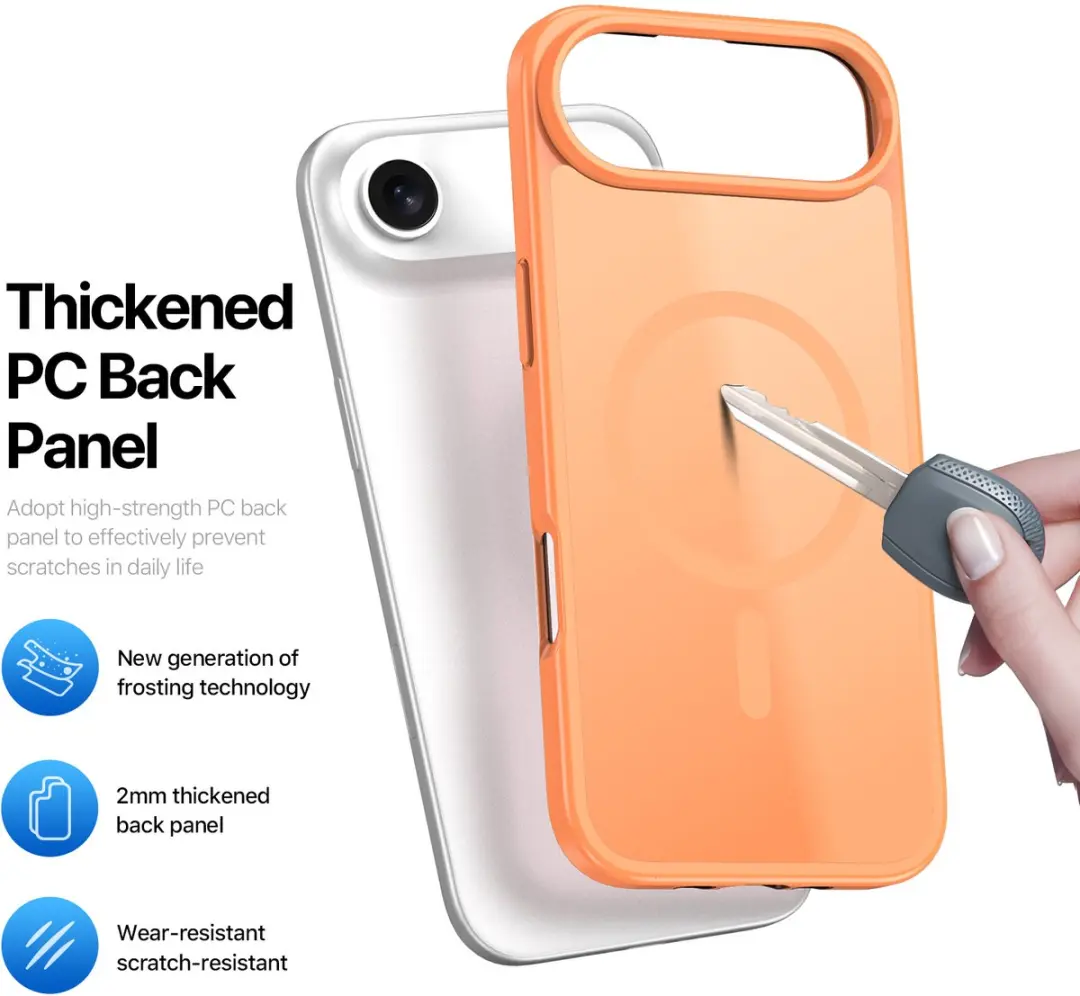Dux Ducis Yind iPhone 17 Air Hoesje - Oranje - MagSafe