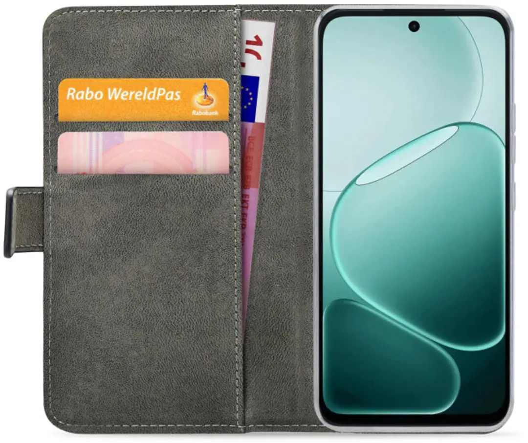 Mobilize Classic Gelly Wallet Bookcase OPPO A6 - Zwart