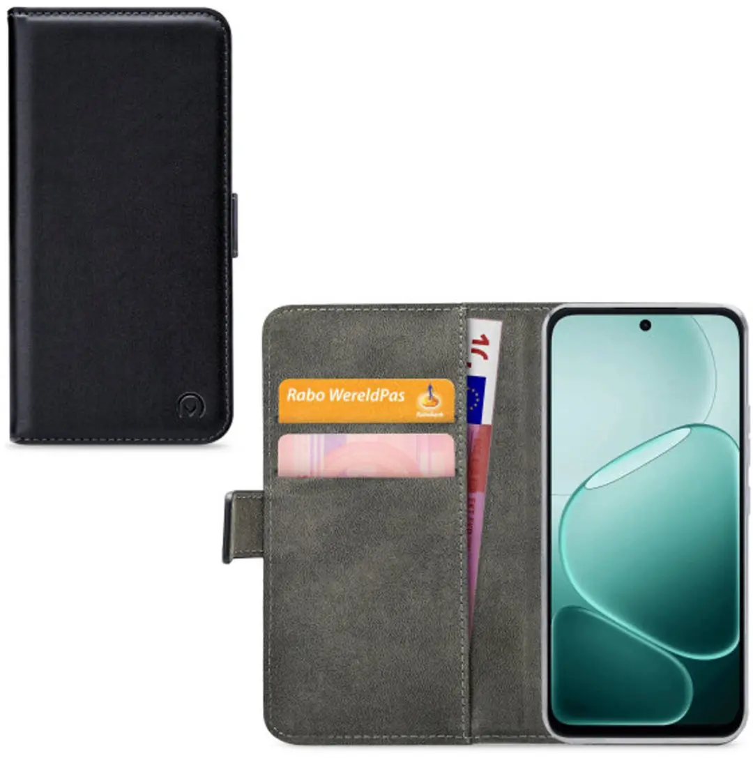 Mobilize Classic Gelly Wallet Bookcase OPPO A6 - Zwart