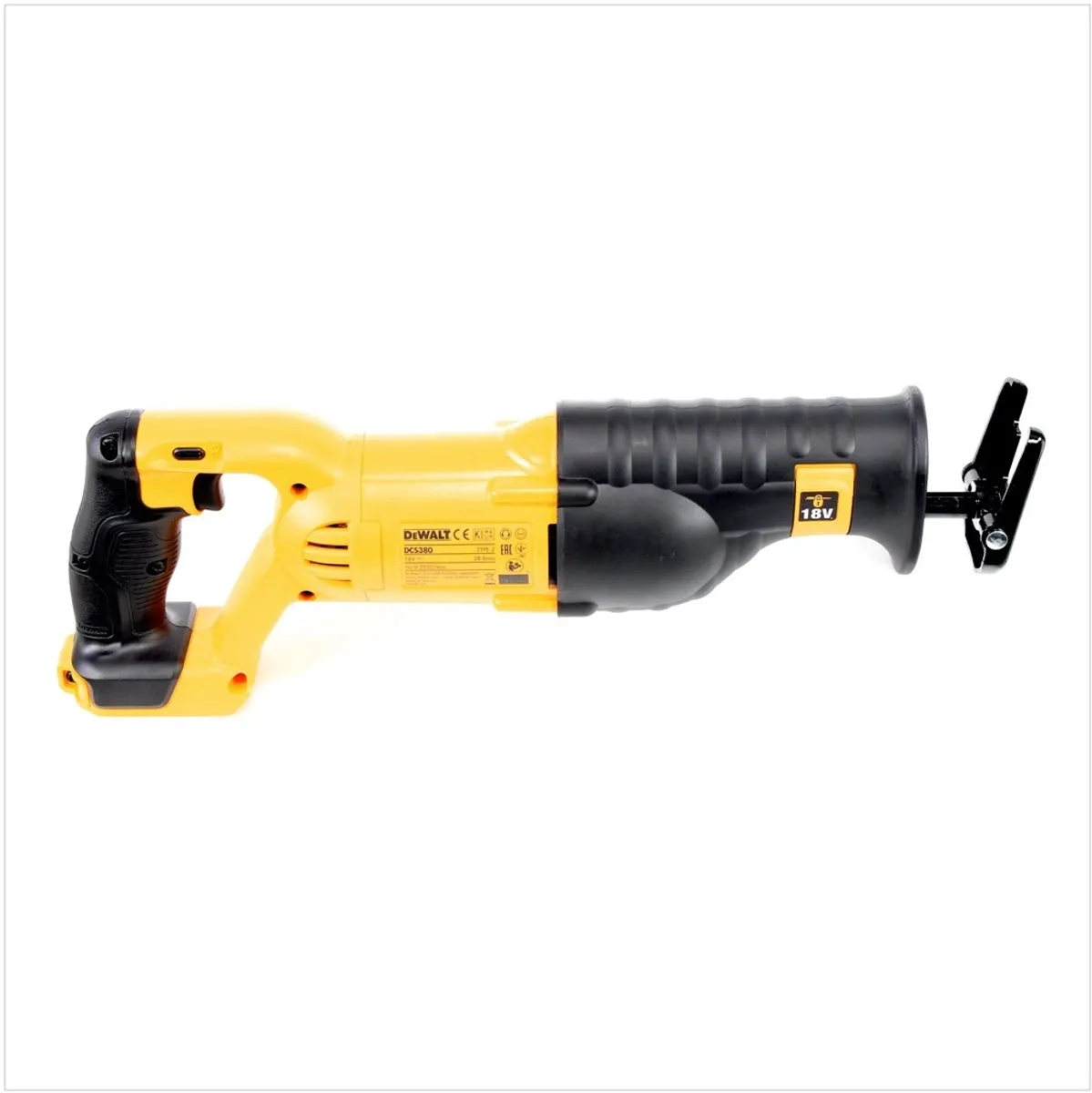 DeWalt DCS380N 18V Li-Ion accu reciprozaag body - snelwissel