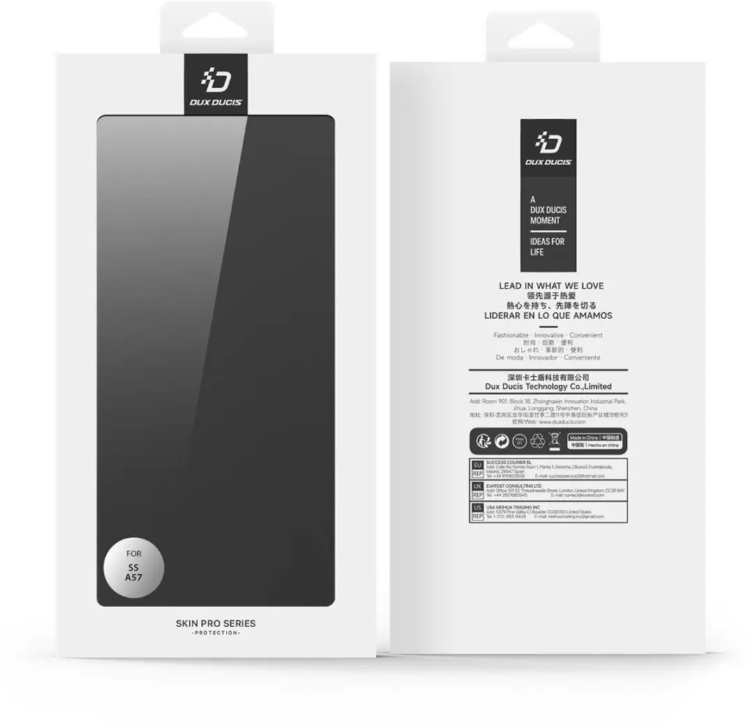Dux Ducis Skin Pro Hoesje Samsung Galaxy A57 - Zwart