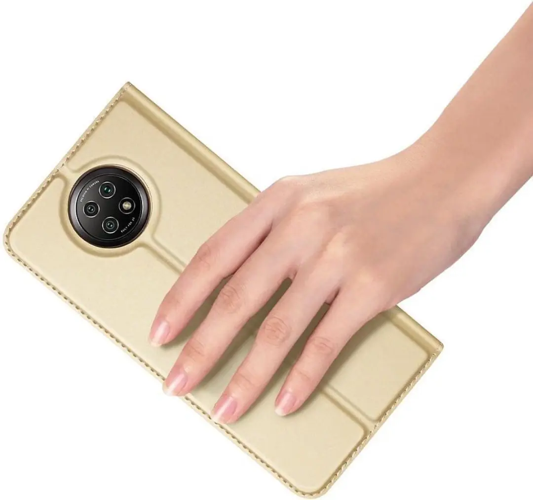 Dux Ducis Skin Pro Xiaomi Redmi Note 9T Hoesje - Goud FOLIO-PRO-GD-NT9T - afbeelding 6 van 6