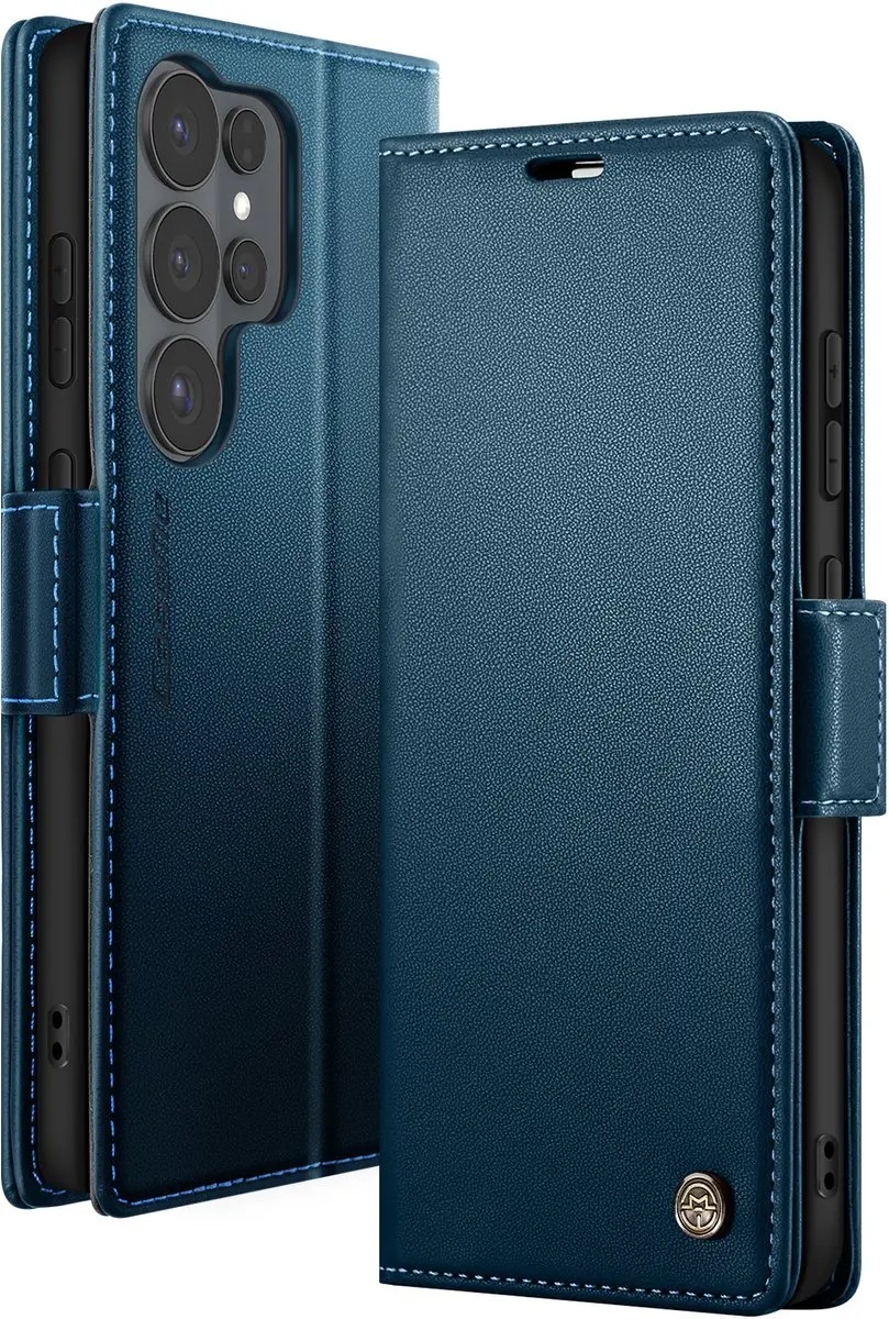 Caseme Etui Galaxy S26 Ultra Anti-RFID Nachtblauw FOLIO-KAZME-BL-S26U