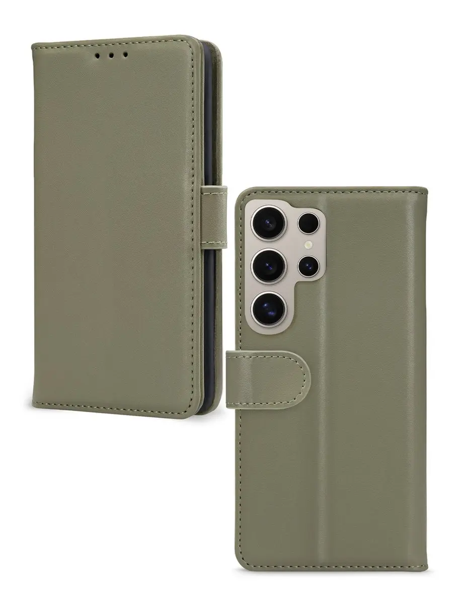 Mobilize Premium Gelly Wallet Bookcase Hoesje Samsung Galaxy S24 Ultra - Groen - afbeelding 6 van 6
