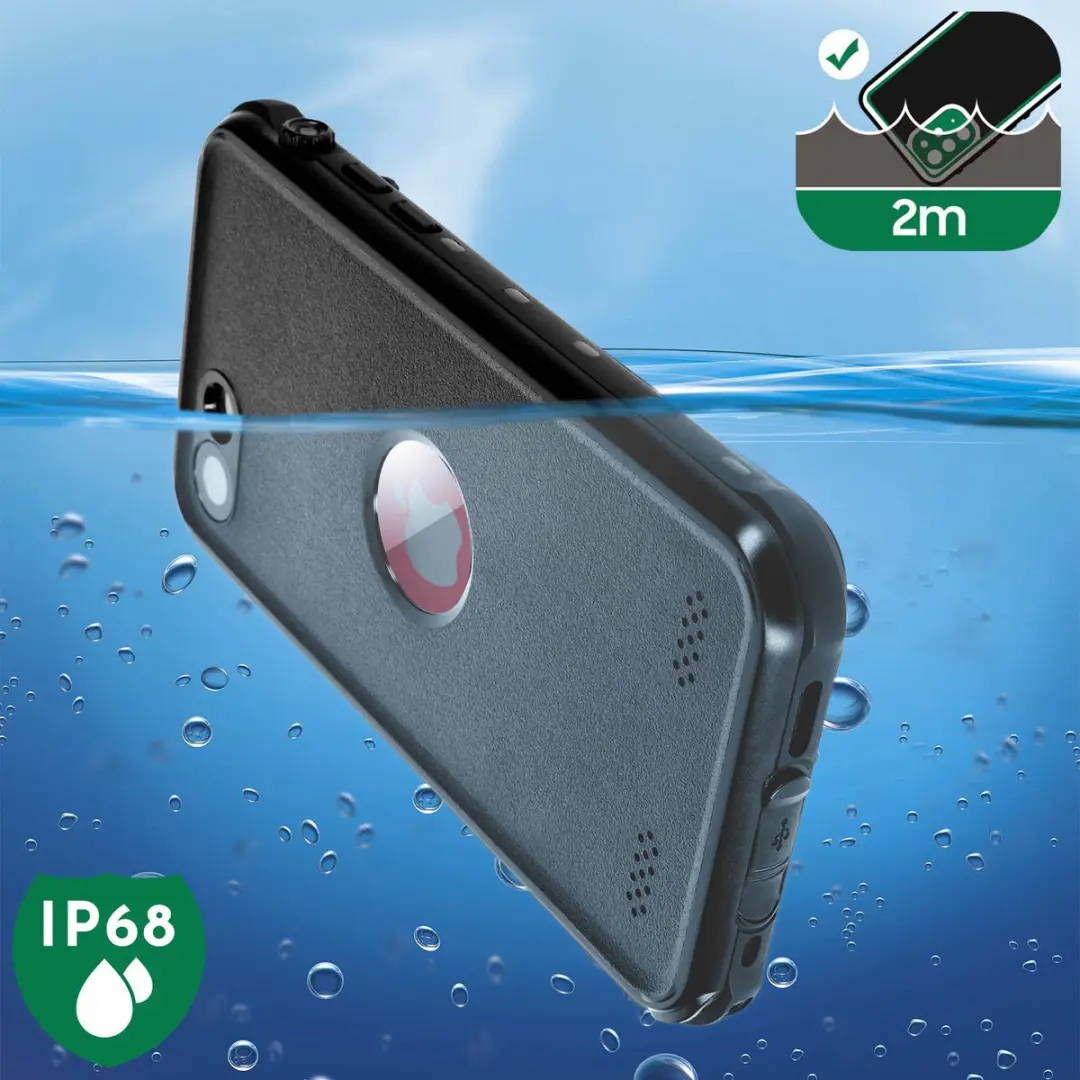 Redpepper Hoesje iPhone SE 2022/2020/8/7 - Waterdicht Zwart