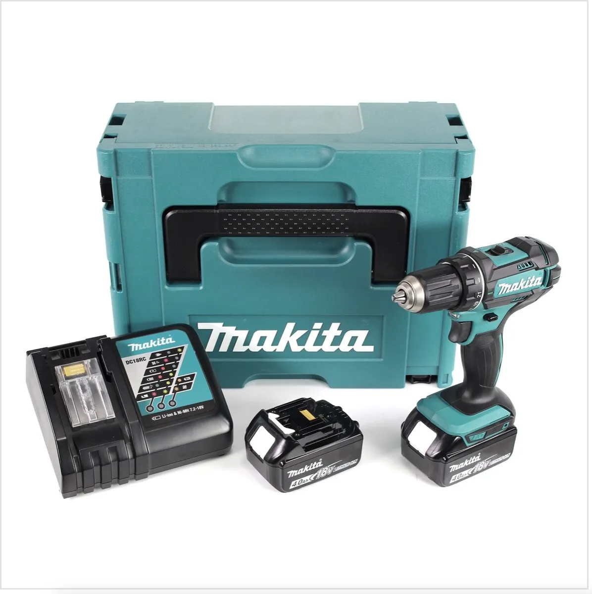 Makita DDF482RMJ Boor-/schroefmachine - 18V - 2x 4.0Ah - 38mm hout - afbeelding 5 van 6