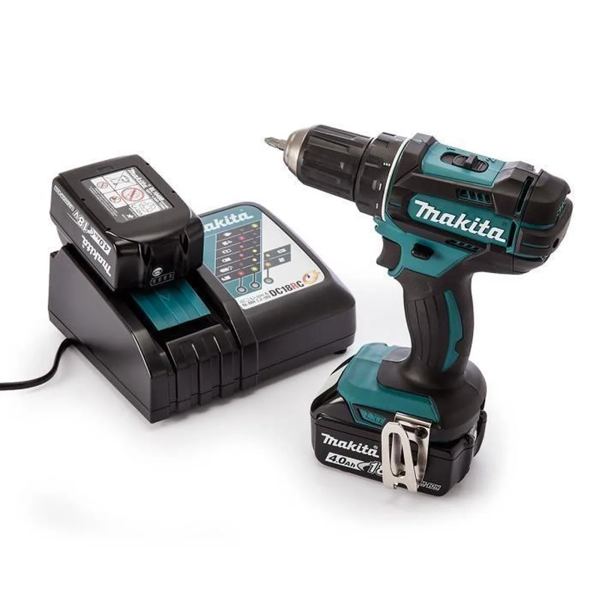Makita DDF482RMJ Boor-/schroefmachine - 18V - 2x 4.0Ah - 38mm hout - afbeelding 4 van 6