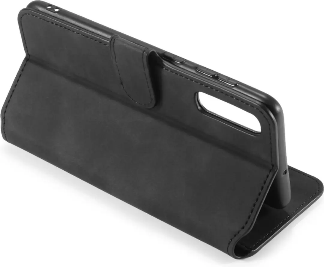 DG.MING Hoesje Samsung Galaxy S7 Edge - 3 Pasjes - Zwart