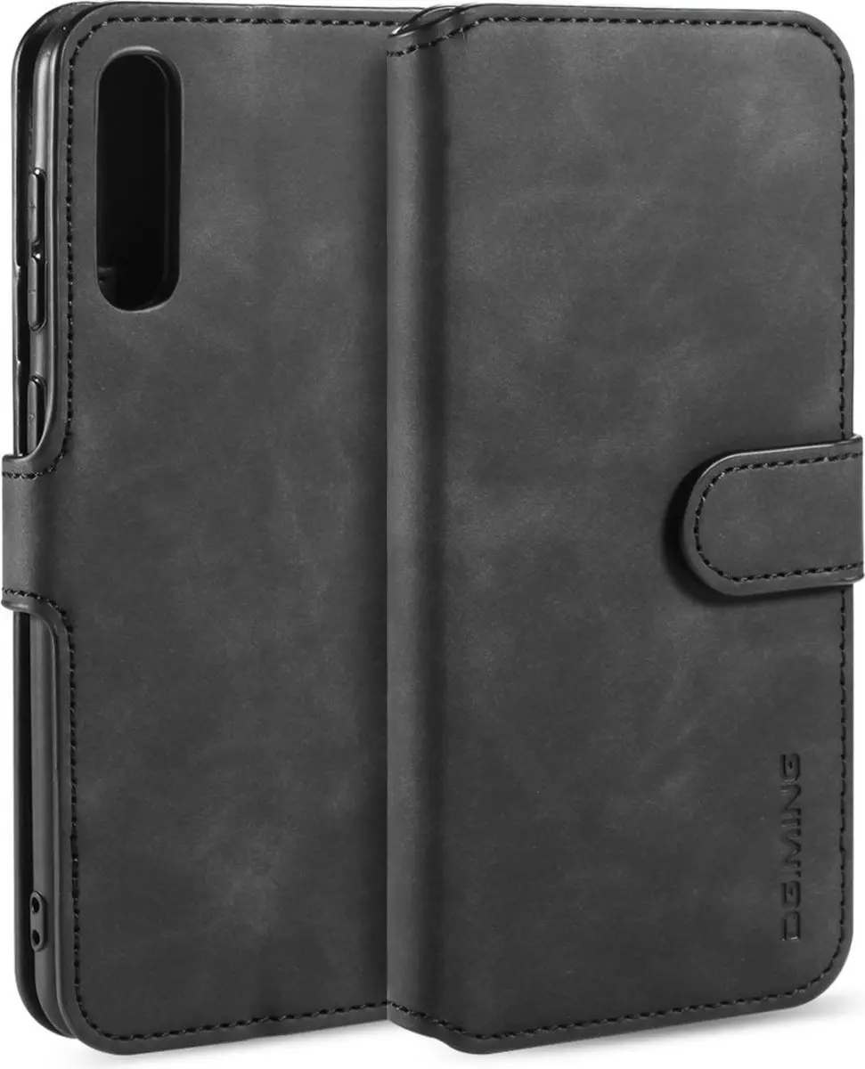 DG.MING Hoesje Samsung Galaxy S7 Edge - 3 Pasjes - Zwart