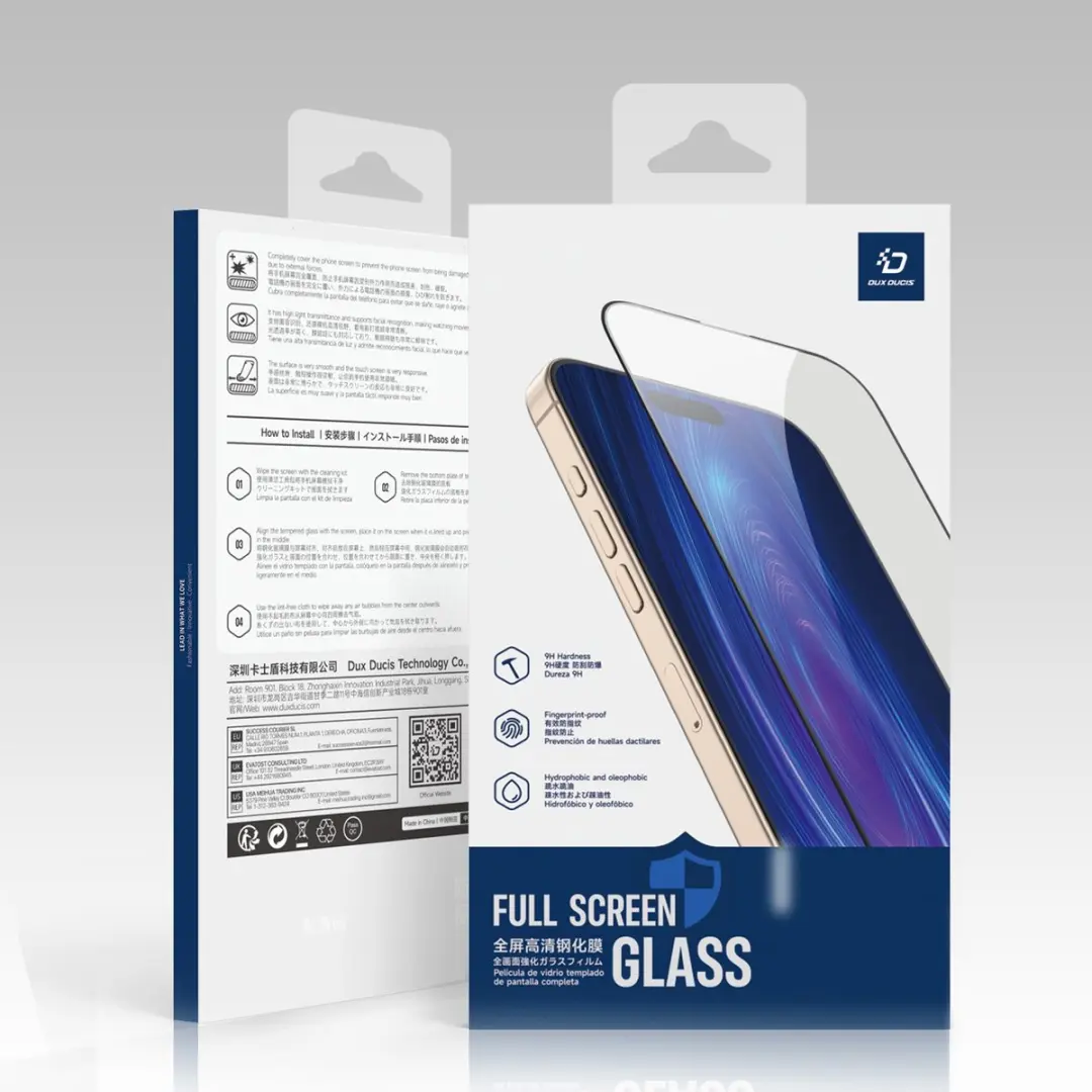 Dux Ducis Screen Protector Xiaomi Poco M8 Pro 5G/Redmi Note 15 Pro Plus - Zwart - afbeelding 6 van 6