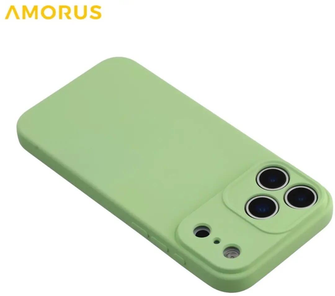 Amorus iPhone 17 Pro Max Hoesje Frog Green