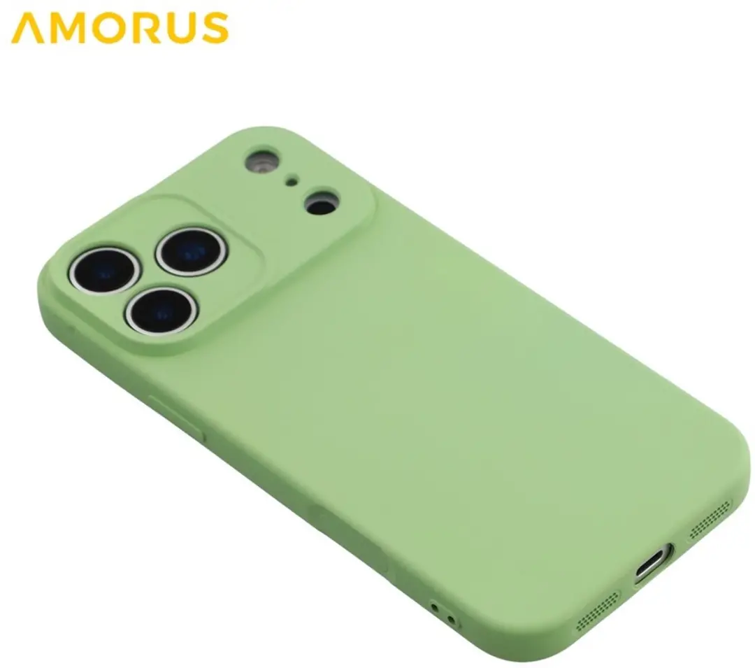 Amorus iPhone 17 Pro Max Hoesje Frog Green