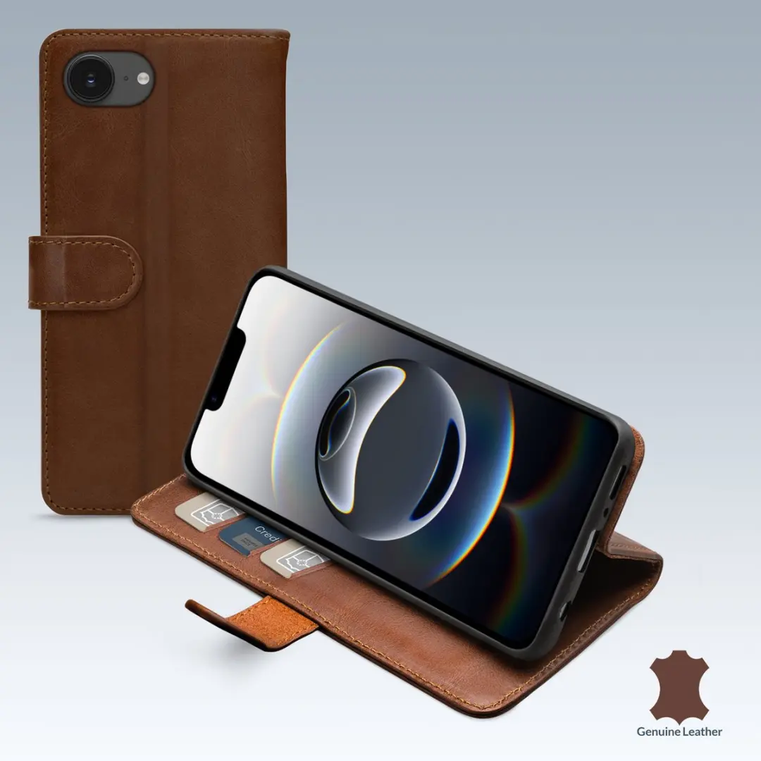 Mobilize MOB-LWBR-IPHSE4 Telefoonhoesje - iPhone 16e - Bruin
