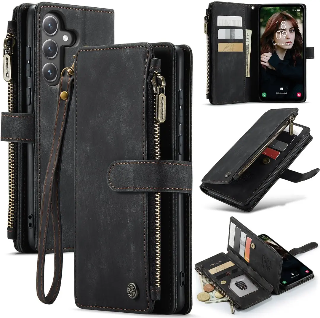 Caseme C30 Book Case Hoesje Samsung Galaxy S25 FE