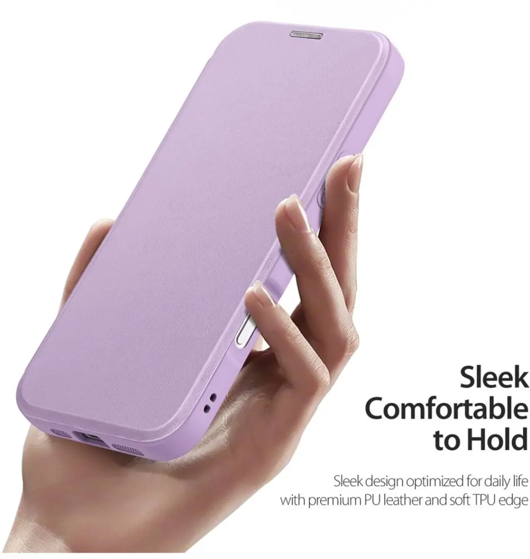 Dux Ducis Skin X Pro Hoesje iPhone Air - MagSafe - RFID - Transparant Paars - afbeelding 6 van 6