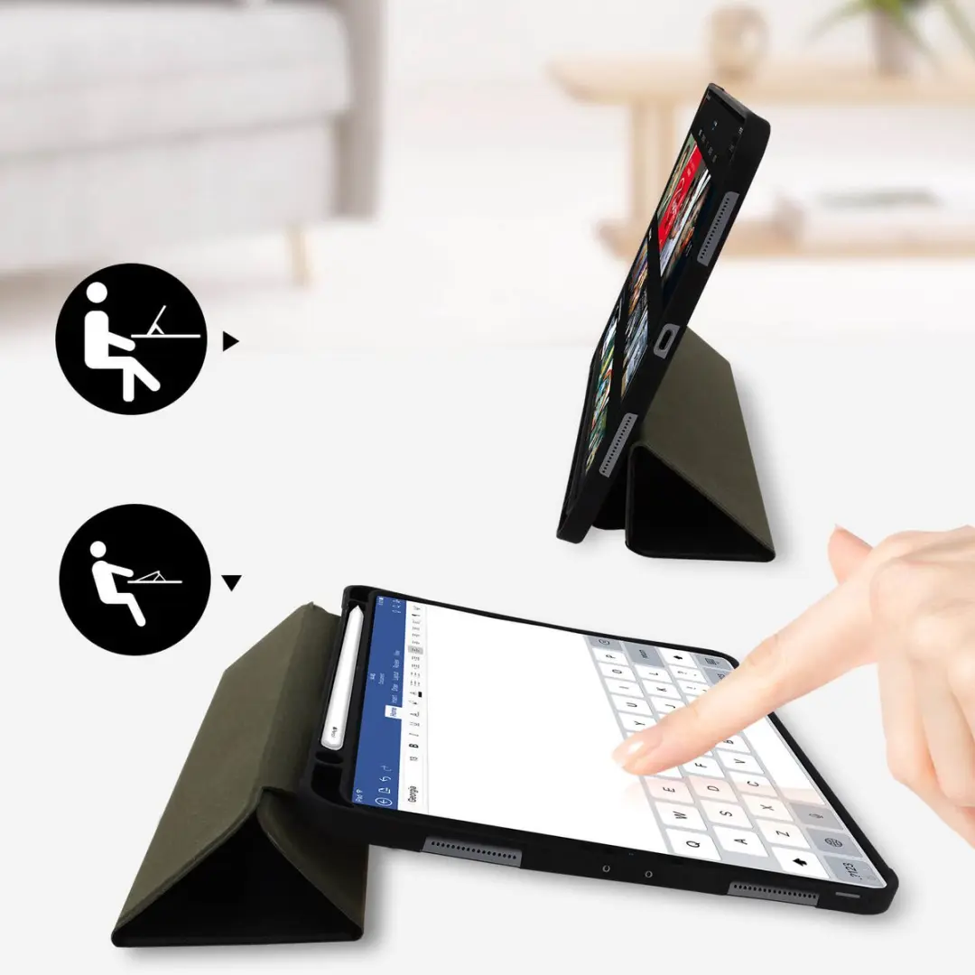Dux Ducis Folio-hoes iPad Pro 11/2022/Air 2020 - Zwart - FOLIO-DUX-BK-A2228