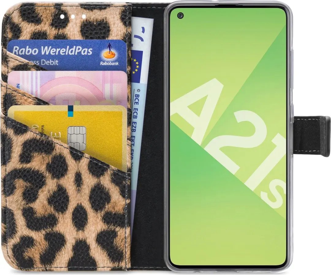 My Style MSFWLT1185 Telefoonhoesje Samsung Galaxy A21s - Bruin