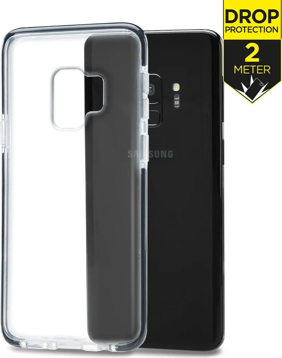 Mobilize Shatterproof Hoesje Samsung Galaxy S9 - MOB-SCB-GALS9 - Transparant/Zwart
