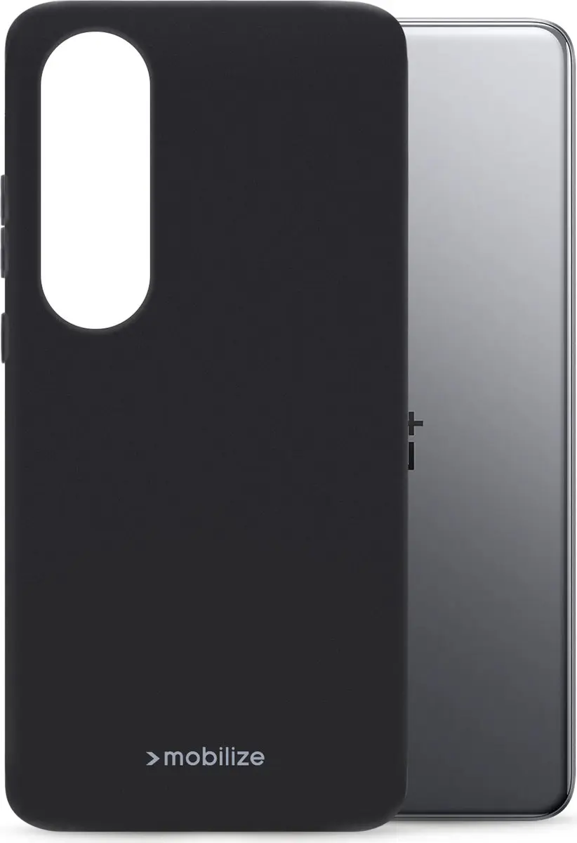 Mobilize Rubber Gelly Hoesje OnePlus Nord CE 4 Lite - Zwart - MOB-RGCMB-NORDCE4LITE