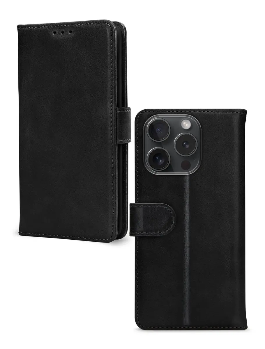 Mobilize Wallet Bookcase iPhone 15 Pro - Zwart