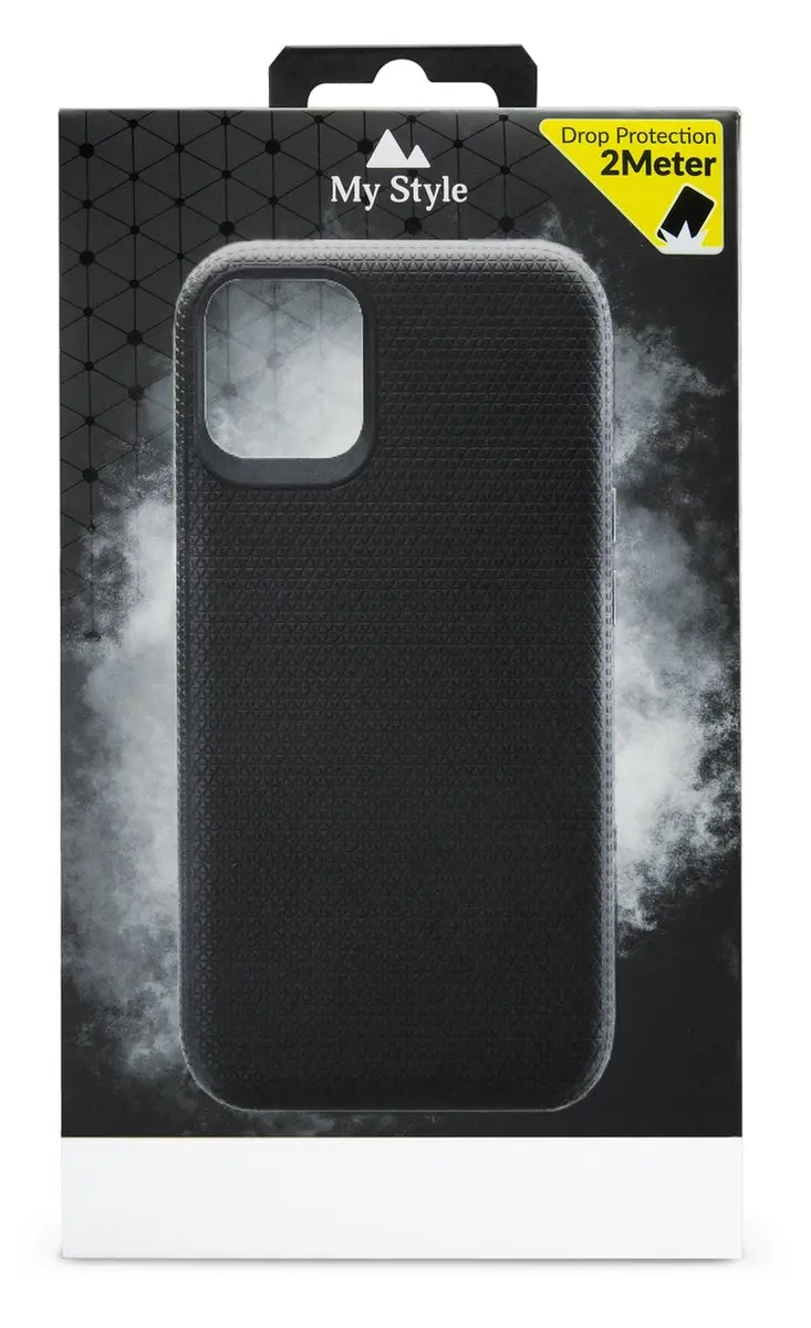 My Style Tough Backcover MSTCS1097 - Galaxy S25 Ultra - Transparant/Zwart