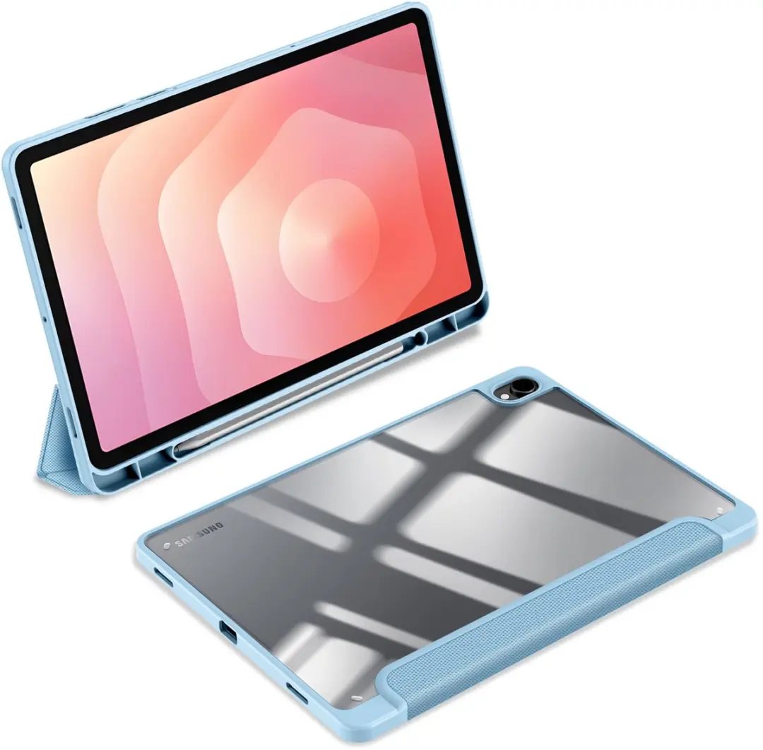 Dux Ducis Samsung Galaxy Tab S11 Tablethoes - Toby Tri-Fold Blauw - afbeelding 6 van 6