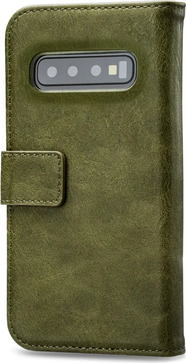 Mobilize Elite Gelly Bookcase MOB-EGWBCG-GALS10P Samsung Galaxy S10+ Hoesje - Groen
