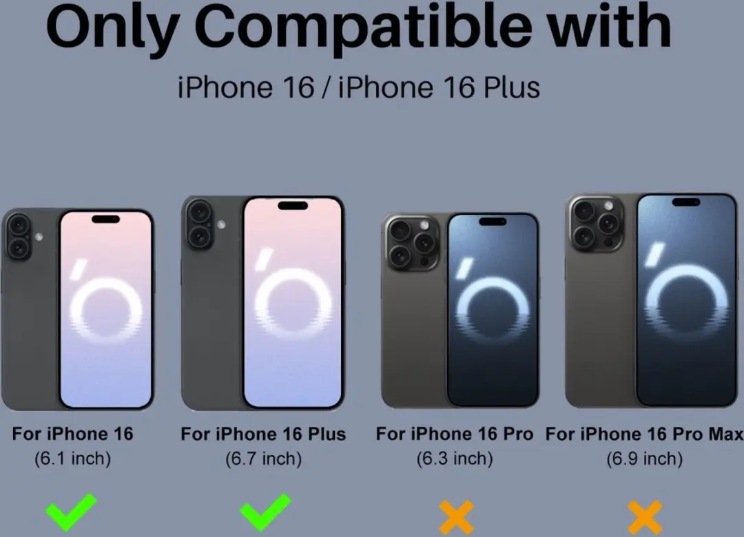 NORTHJO 9H Camera Lens Protector iPhone 16/16 Plus - 2 Stuks