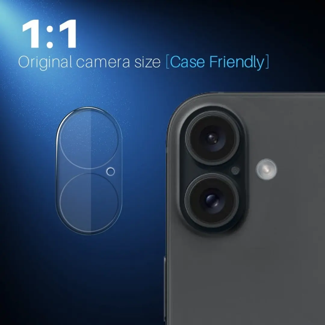 NORTHJO 9H Camera Lens Protector iPhone 16/16 Plus - 2 Stuks