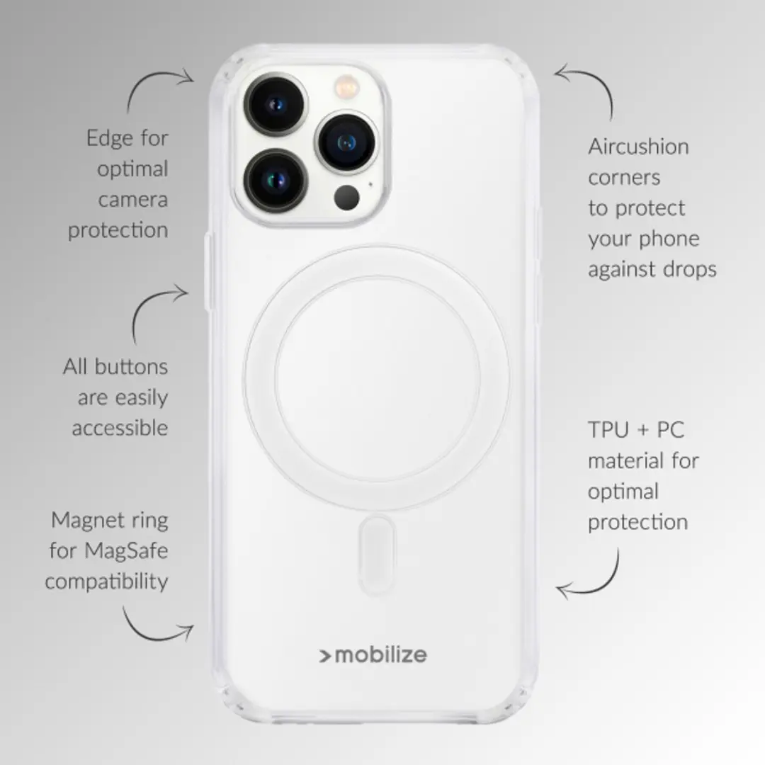 Mobilize Naked Protection MOB-NPCC-IPH17AIR iPhone Air Hoesje - Transparant