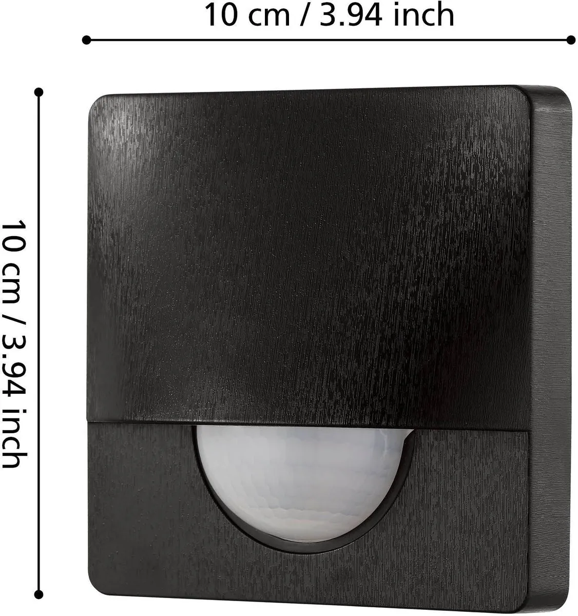 Eglo Detect Me 3 Bewegingssensor Buiten - IP44 - Zwart